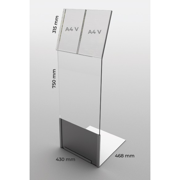 ATRIL METACRILATO PARA CANAPÉS