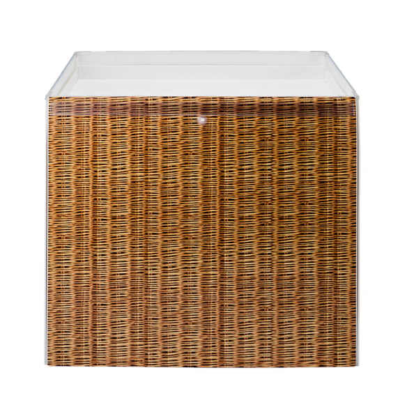 MESA EXPOSITORA CUBEplex® TEXTURA MIMBRE