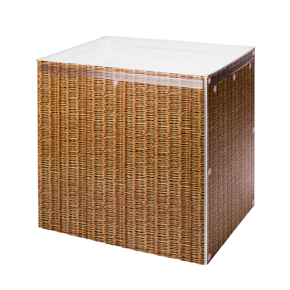 MESA EXPOSITORA CUBEplex® TEXTURA MIMBRE