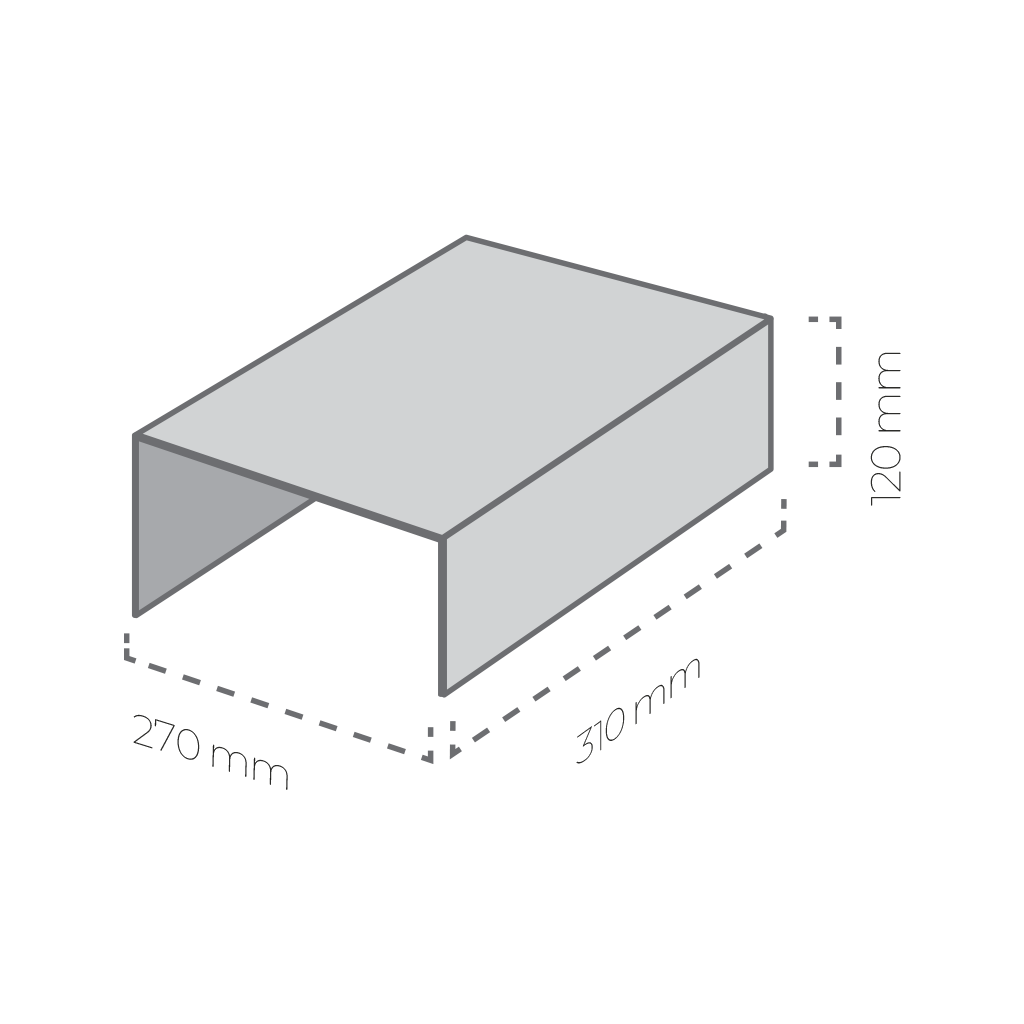 PÓDIUM EXPOSITOR METÁLICO