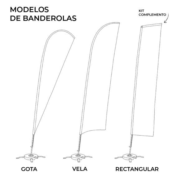ESTRUTURA PARA BANDEIROLAS