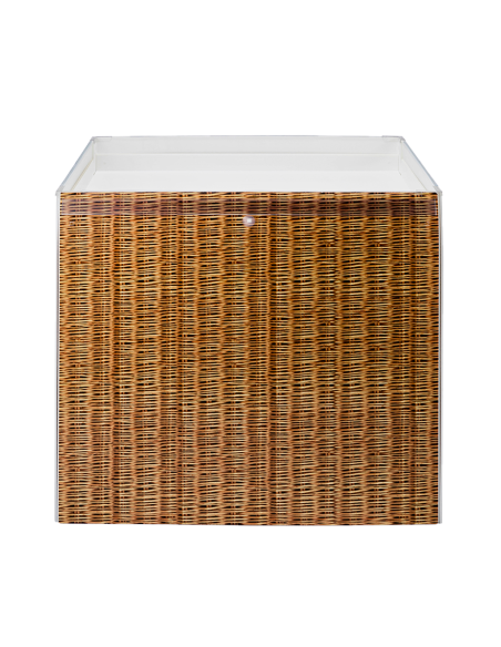 Mesa Expositora CUBEplex ® Textura Mimbre | Expositores de Producto