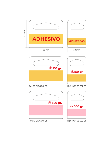 Colgador Blíster con Adhesivo | Expositores de Producto
