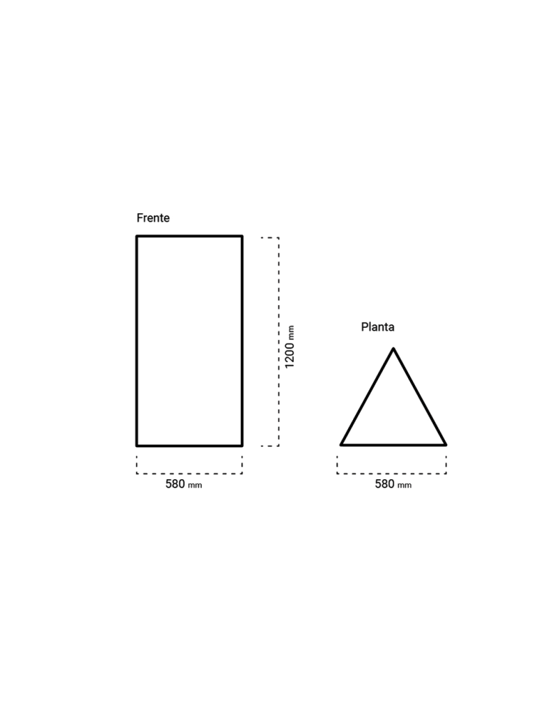 Mesa Expositora Triangle CUBEplex ® | Expositores de Producto