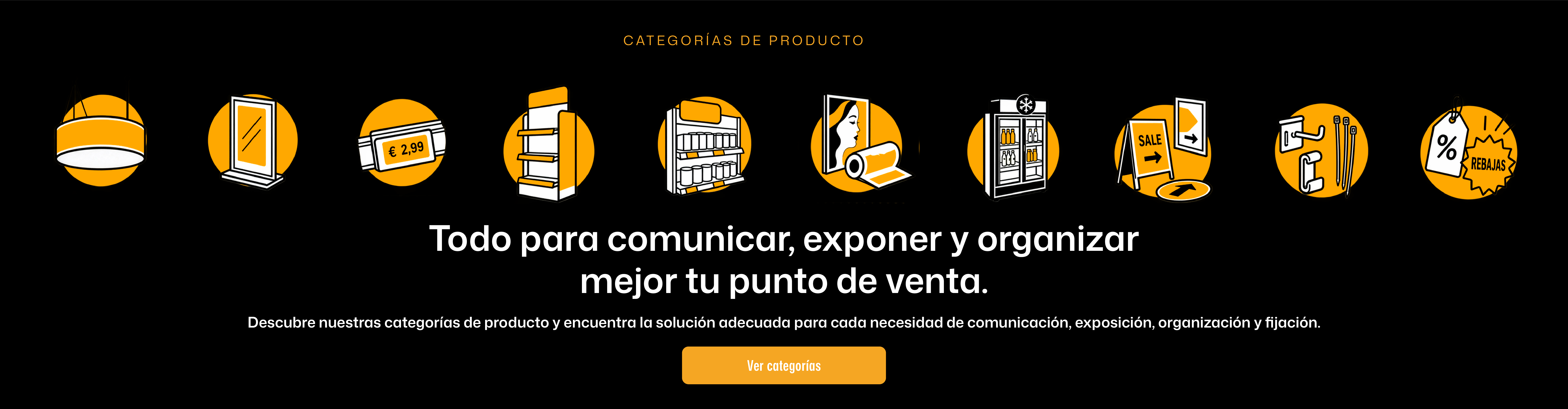 Categorías de producto